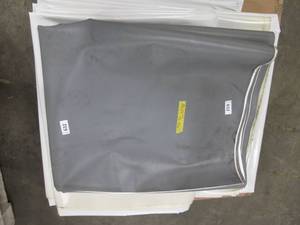 lot 632 image: NEW Vinyl Remnant - 50 oz. 5 x 24 GrayWhite Vinyl tarp - Super Heavy Duty