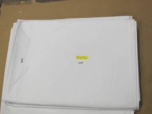 lot 638 image: NEW Vinyl Tarp - 10 x 30  White  White Vinyl Tarp - 10 oz. Lightweight Duty