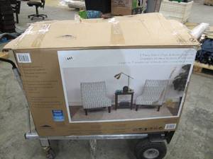 lot 641 image: 2 Pack of GIO Northwoods Accent Chairs - Missing LegsHardware