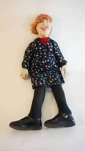 lot 38 image: Custom handmade 3 foot nylon stuffed doll