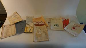 lot 151 image: Variety of vintage sheet music