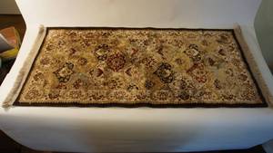 lot 185 image: 24 x 48 runner in brown tones