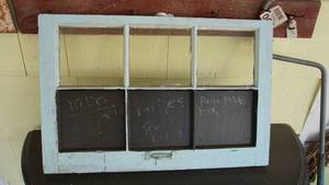 lot 301 image: Unique six paned window with lower section as a top