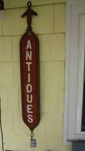 lot 306 image: Antiques custom made sign