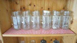 lot 341 image: Dozen canning jars