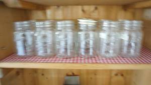 lot 344 image: Dozen canning jars