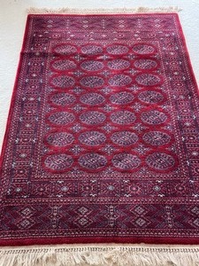 lot 21 image: German Made Decorative Wool Pile Area Rug