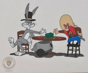 lot 17 image: Warner Brothers Serial- Loaded Hands Bugs Bunny and Yosemite Sam