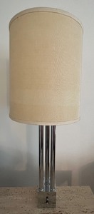 lot 12 image: Retro Chrome Lamp by Florence