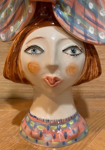 lot 67 image: Character Porcelain Vase by Julia Kirillova