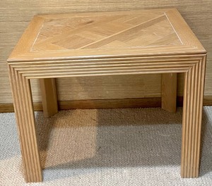 lot 65 image: Light Colored Accent Table
