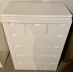lot 165 image: Wonderful White Lacquer Dresser