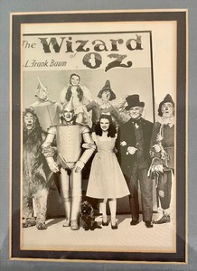 lot 161 image: Wizard of Oz Framed Memorabilia