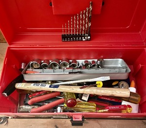lot 185 image: Two Tool Boxes Full of Various Tools
