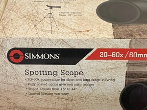 lot 243 image: Simmons Blazer Spotting Scope (New)