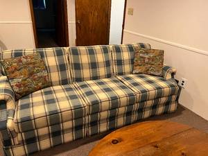 Plaid Couch