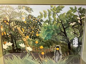 Henri Roussran Signed Print