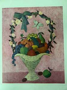 Print of Bowl with Flowers by Dick Zwier