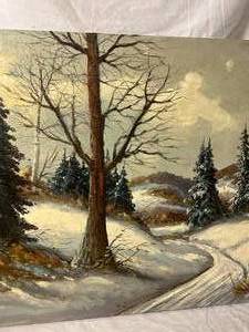 Signed Oil on Canvas by Roset