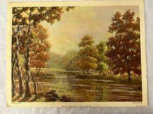 1945 Autumn Solitude Print - Maurice Tanner
