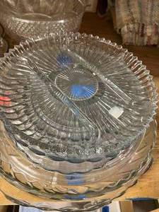 Glass Serving Bowls & Trays
