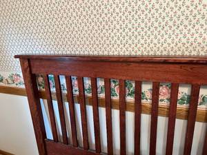 Mission Style Wood Headboard
