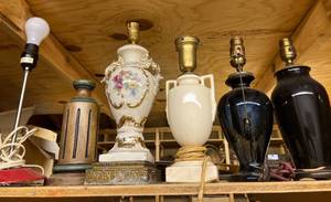 Lot of 8 Lamps