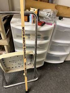Storage Containers & Step Stool