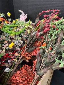 Box of Silk Flowers