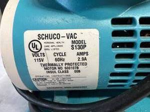 Schuco-Vac Portable Medical Vacuum Aspiration Suction Pump - GOOD WORKING CONDITION