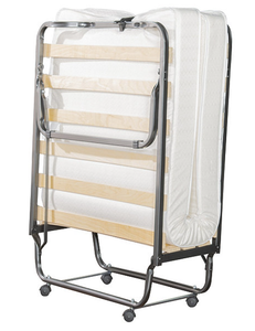 lot 21 image: Luxor Deluxe Memory Foam Folding Rollaway Bed