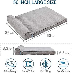 lot 84 image: XXL Washable Orthopedic Dog Bed