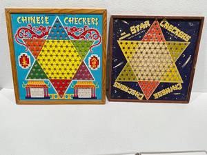 Chinese Checkers and Checker Boards