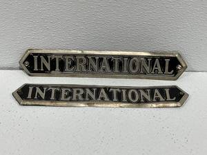 Original International Truck Nameplates