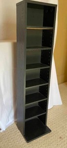 lot 65 image: 7 Shelf DVD CD Storage Case