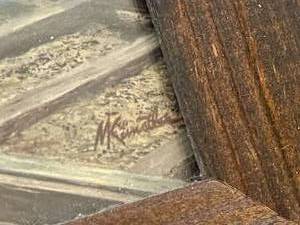 lot 70 image: Vintage Framed Railroad Framed Print