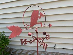 lot 150 image: Vulture Themed Garden Wind Indicator