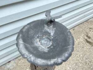 lot 153 image: Metal Bird Feeder