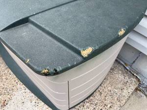 lot 179 image: 2 Rubbermaid Outdoor Storage Bins