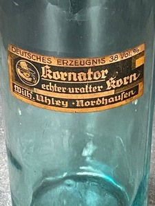 lot 109 image: Vintage German Glass Bottle
