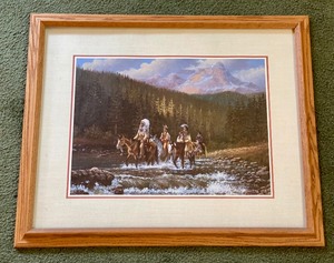 lot 126 image: Two Native American Themed Prints