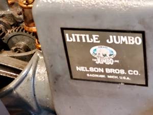 lot 28 image: Vintage Nelson & Brothers Little Jumbo Hit & Miss Engine.