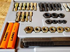 lot 29 image: Lang 40pc Rethreading Fractional & Metric Tool Set