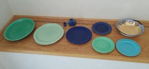 Collection Of Fiestaware And Similar Glazed Items