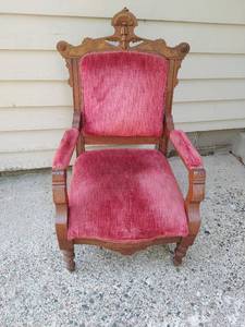 Vintage Upholstered Arm Chair