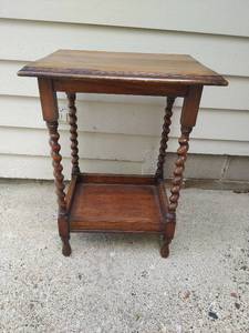 Wood End Table