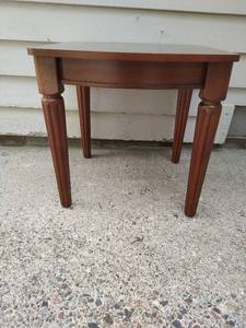 Wood End Table