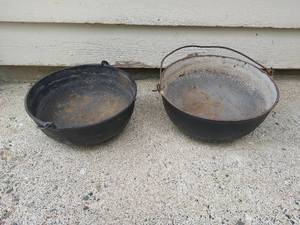 Two Unmarked Pieces Of Cast-iron