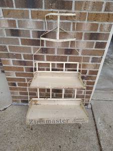 Old Zinmaster Bread Display Shelf