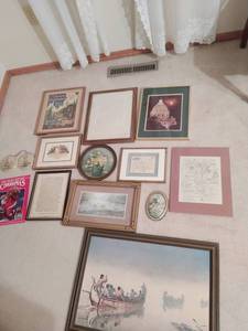 Collection of Wall Art & Frames- Mainly Vintage